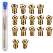 16Pcs V6 Nozzles kit Compatible for E3D V5 V6 Hotend, V6 Nozzle 0.2/0.3/0.4/0. picture