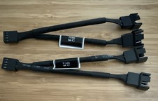 2x Genuine Noctua NA-YC1 4-Pin PWM Fan Y-Splitter Cable Adapter Set like NA-SYC1 picture