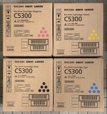 New OEM Ricoh Pro C5300s, C5310s CMYK Toner 828597,828598,828599,828600 sealed picture