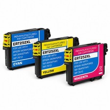 Set of 3  ERT252XL ink cartridges, individually sealed and unused. picture