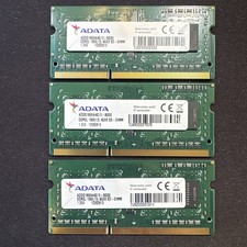 ADATA 4GB (3-Sticks) PC3-14900 DDR3L 1866 SODIMM Memory ADDS1866W4G13-BSSE picture