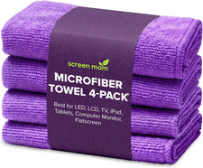 Screen Cleaner 4-Pack Microfiber Cloths for TV, Car, Laptop & Computer picture