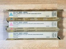 Lot of 3 Ricoh 841281 841282 841283 CMY -TYPE MP C2550/9025/LD525C -SameDayShip picture