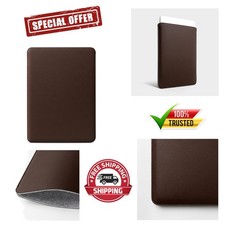 Elegant Faux Leather Laptop Sleeve for 15