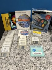 Vintage Microsoft Windows 95 Full Version COMPLETE 3.5