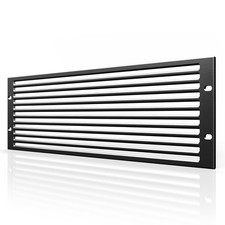 Rack Panel Accessory Vented 3U Space for 19” Rackmount, Premium Black Aluminum picture