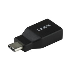 LINDY 41899 USB 3.2 Type C Male to Type A Female Adapter - Black picture
