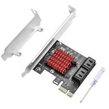 ELUTENG PCI-E to Storage Adapter 4 Ports PCIe Expansion Card 6Gbps SATA3.0 Contr picture