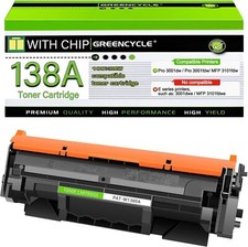 NEW CHIP W1380A 138A Toner Cartridge Fit for HP LaserJet Pro 3001dw MFP 3101fdw picture