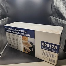 Premium Compatible HP Q2612A Black Laser Toner Cartridge LaserJet 1010/1012/1015 picture
