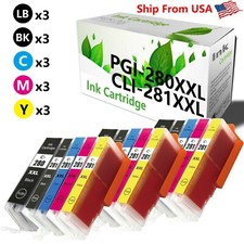 15PK PGI280 XXL CLI281XXL Ink Cartridge for PIXMA TR7500 TR7520 TS9520 Printer picture