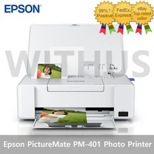 EPSON PictureMate PM-401 (Next of PM-400) Ultra Compact Photo Printer -Tracking= picture