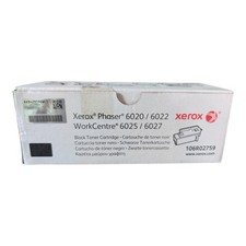 Genuine Xerox 106R02759 Black Toner Cartridge Phaser 6020 6022 WorkCentre 6025 picture