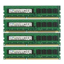 32GB 4x8GB PC3-10600E DDR3-1333 ECC Unbuffered UDIMM 1.5V Memory for HP Z220 SFF picture