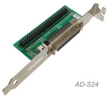 HPDB50 Female External Connector to IDC50 Male Internal Connector SCSI Adapter picture