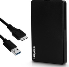 SUHSAI 1TB Portable External Hard Drive USB 3.0 2.5