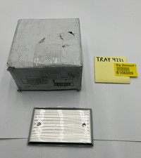 (QTY 25) Leviton 84014-40 1-Gang Blank Wallplate Non Magnetic Stainless Steel picture