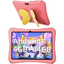 Kids Tablet 10.1 inch Android 13 Tablet for Kids 4GB+64GB ROM with Shockproof picture