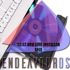 Endeavour OS Cassini 22.12 DVD LIVE/INSTALLER XFCE SAME DAY SHIPPING USA picture