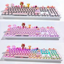Cardcaptor Sakura‌ Cute Doll Keycaps RGB Mechanical Keyboard 108 Keys Tri-Mode picture