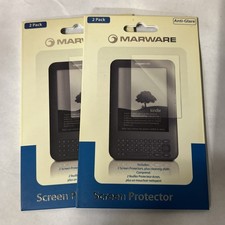 (2) Marware Anti Glare 2-Packs Clear Screen Protector For Amazon Kindle 6” NEW picture