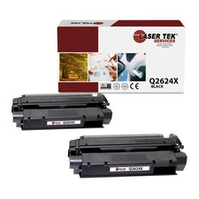 2Pk LTS 24A Q2624A Black Compatible for HP LaserJet 1150 Toner Cartridge picture