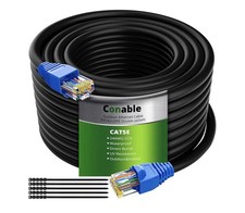 Conable Cat5e Outdoor Ethernet Cable - 500 Ft Waterproof Direct Burial picture