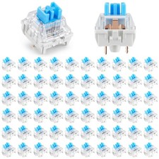 Leezmark 60 Pcs Mechanical Keyboard Switches, 3-PIN Blue Key Switches Keyboard C picture
