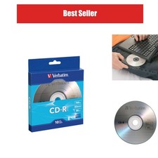 Verbatim CD-R Blank Discs 700MB 80 Min 52X Recordable 10 Pack Blue picture