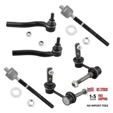 6pcs Front Inner & Outer Tie Rod Ends + Sway Bars Links Kit for Lexus SC430 picture