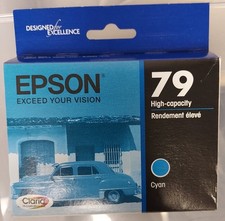 Epson 79 Cyan Original Ink Cartridge High Capacity. Exp. 2025 picture