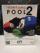 NEW SEALED 1997 Virtual Pool 2 PC - VR Sports - BIG BOX - Windows 95 CD-ROM picture