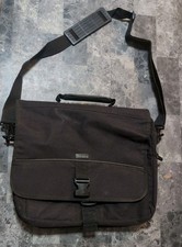 Targus AC0063 Messenger Bag Black Laptop Padded Bag Adjustable Strap EUC picture