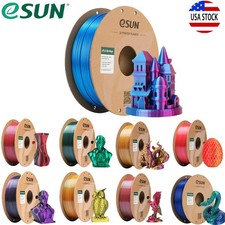 eSUN Silk PLA+ Matte PLA 3D Printer Filament Dual/Triple Color 1KG 1.75mm Smooth picture