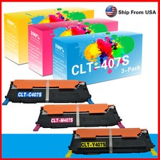 407S CLT-407S Toner Cartridge for CLP-310 CLP-325 CLX-3180 Printer (3PK,CMY) picture