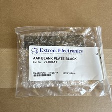 *Brand New* Extron 70-090-11 AAP Blank Plate Black picture