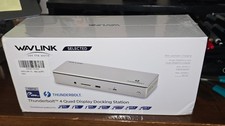 Wavlink Wl-utd41 ThunderDock Quattuor Pro Quad Display Dock.  New In Sealed Box picture