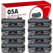 High Quality 05A CE505A Toner for HP LaserJet P2055dn P2035 P2035n Printer - 8PK picture