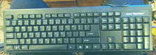 KEY TRONIC P/N: KT400U2, BLACK, USB. SLIM LINE CLEANED AND TESTED. picture