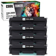 4 Pack 330-2666 PK941 RR700 Toner Cartridge for Dell 2330D 2330DN 2350D 2350DN picture