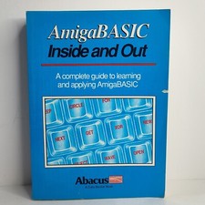 AmigaBASIC Inside and Out Vintage Computing Abacus Data Becker Book 1988 picture