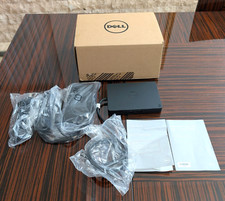 NEW Dell USB-C Monitor Docking Station WD15 K17A Thunderbolt With 180W Adapter picture
