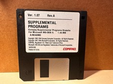 MS DOS 6 Supplemental Programs Ver 1.07 Rev A 3 .5