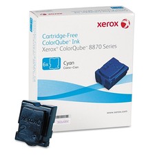 Genuine Xerox 108R00950 Cyan Ink Cube, Brand New Sealed Box, We Ship Fast picture