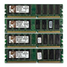 Kingston ValueRAM 3.5GB Lot (3x 1GB + 1x 512MB) DDR 400MHz PC3200 Desktop RAM picture