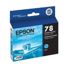 GENUINE Epson 78 T0782 Cyan Ink Cartridge picture