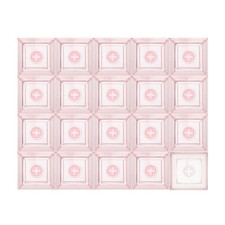 20 Pcs PBT Keycap Set DSA Mechanical Numeric Keypads, Translucent Pink picture