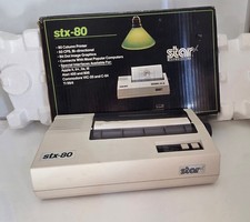 Star Micronics STX‑80 Vintage 80‑Column Dot Matrix Printer With Original Box picture