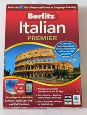 Berlitz Italian Premier PC/Mac Software, Audio CDs, Beginner to Advanced picture