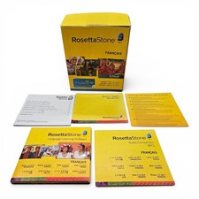 ​Rosetta Stone French Totale Levels 1-4 Complete 7 Disc Box Set picture